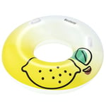 Bestway Bouée Citron Fresh Squeezed - 99 cm x 99 cm x 31,5 cm - Jaune