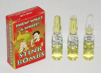 12 x Stink Bombs Vile Funny Joke Shop Prank Rotten Egg Smelly  Halloween Trick