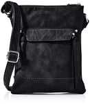 Bessie London, Sac en bandoulière Femme, Noir, ONE SIZE