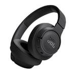 JBL Tune 720BT Wireless On-Ear Headphones, with JBL Pure Bass Sound, Bluetooth 5.3, Hands-Free Calls, Audio Cable and 76-Hour Battery Life, in Black