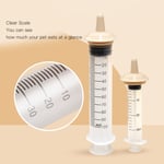 Pet Feeding Nipple Syringe Pet Milk Medicine Feeder Boilable Prevent