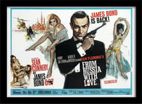 James Bond - From Russia With Love Quad - 30 x 40cm Framed Print - Sean Connery