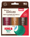 Enticers tannrengjøringsgel til KONG Dental Ball 3-pk. - Hund - Helse og pels - TropiClean