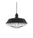 Luminaire Suspension en Métal Noir  D 35 cm