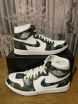 NIKE AIR JORDAN 1 HIGH GOLF SHOES CAMO WATER PROOF SIZE UK 10.5 EUR 45.5 US 11.5