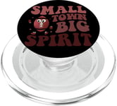 Motivation de football Small Town Big Spirit PopSockets PopGrip pour MagSafe