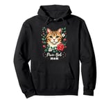 Roses Flowers Pixie-bob Mom Pullover Hoodie