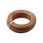 Bobinot de câble - Bobine de fils électrique - Câble électrique - Couronne de câble - Bobinot Câble Rigide 10 mètres H07V-U 1,5 mm ² - Marron - 110326 Debflex