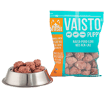 Vaisto®  Köttbullar Puppy Nöt-Ren-Lax Hundfoder - 4x800g