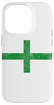 Coque pour iPhone 14 Pro Drapeau Croix de l'Ordre de Saint Laurier