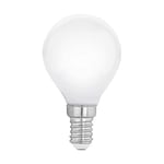 Eglo Milky Ampoule Led E14 en Forme de Goutte 4 W (Équivalent à 40 W) 470 Lm Led E14 Blanc Chaud 2700 K Ø 4,5 cm