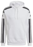 adidas Mens Hooded Track Top Sq21 SW Hood, White, GT6637, XLT2 EU