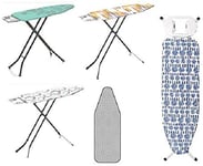 HOMION Lightweight Folding Ironing Board Small/Medium/Large/Extra Large Ironing Board Iron Board Iron Rest (Large (110x34))