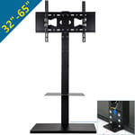 UNHO Floor TV Mount Bracket Cantilever TV Stand Swivel Bracket Max VESA 600x400