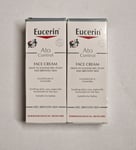 2 X EUCERIN Ato Control FACE CARE CREAM 50ml