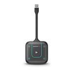 Vivitek LauncherPlus Dispositif USB Plug and Play Dongle WiFi 2,4 GHz & 5 GHz Cryptage AES 256 ISO27001 Noir