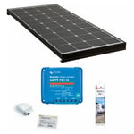 Antarion - Pack black booster Panneau Solaire 120W + Régulateur solaire victron 220W 15A