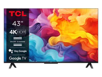 TCL 43V6B 43" 4K HDR Smart TV /  4K Ultra HD / Google TV (Fyndvara - Klass 3)