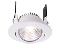 Deko Light 565265 Cob-68 Led-Inbyggnadslampa Eek: E (A - G) Led-Inbyggnadslampa 5 W Signalvit (Ral 9003)