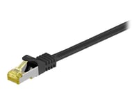 Goobay - Patch-Kabel - Rj-45 (Hane) Till Rj-45 (Hane) - 1.5 M - Sftp, Pimf - Cat 7 - Halogenfri, Formpressad, Hakfri - Svart