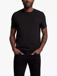 7 For All Mankind Luxe Performance Cotton T-Shirt, Black