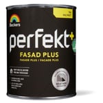 Beckers Fasadfärg, Perfekt Fasad Plus halvmatt, 1L, Svart