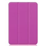 Coque Pour Ipad Mini 6 2021 8.3 Pouce Tablette,Étui Pour Ipad Mini 6 2021 8.3 Pouce Housse En Cuir Pu Avec Support À Trois Volets Et Fonction D'hibernation,Violet