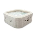 Spa gonflable PureSpa Chevron carré Bulles 6 places - Intex