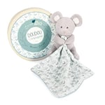 Doudou et Compagnie - Doudou Souris - Doudou Bio - Grise - 15 cm - DOUDOU BOTANIC BIO - DC3966