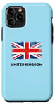 Coque pour iPhone 11 Pro Drapeau United Kingdom Angleterre Union Jack