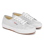 Superga Unisex Womens/Ladies 2750 Lamew Metallic Trainers (Grey Silver) - Size UK 3