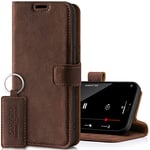 SURAZO Prestige Étui Portefeuille en Cuir Italien véritable Compatible avec Samsung S22 Ultra - RFID - 3 emplacements pour Cartes et Poche pour