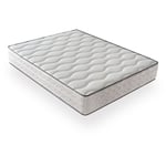 Matelas Mousse 160x200 - Ferme - Réversible - Côté Été/hiver - H25 Cm