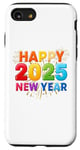 Coque pour iPhone SE (2020) / 7 / 8 Happy New Year Party 2025 Famille Nouvel An 2025