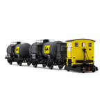 AGIP SOGLIOLA IN YELLOW LIVERY AGIP TANK WAGONS EP.III 1:87 Rivarossi Treni