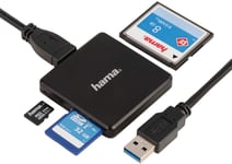 Hama Card Reader 35-In-1 Black Multi USB 3.0