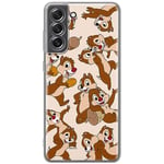 ERT GROUP Coque de téléphone Portable pour Samsung S21 FE Original et sous Licence Officielle Disney Motif Chip & Dale 004 Parfaitement adapté à la Forme du téléphone Portable, Coque en TPU