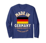 Made In Germany 2001 Premium Quality German Flag Long Sleeve T-Shirt