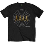 Beatles Men's Abbey Road Songs Swirl T-Shirt Black - black - Large