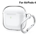 TPU Protective Case Clear Shell Soft Transparent Cover for AirPods 4