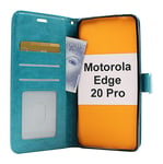 Crazy Horse Wallet Motorola Edge 20 Pro (Turkos)