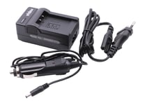 vhbw Chargeur de batterie compatible avec Rollei RCP-8325XS, X-8 compact caméra, DSLR, action-cam