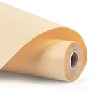 LOKLiK Rouleau Beige de Vinyle Permanent Adhésif Matte Tissus Textiles 1 pc 30.5 x 180 cm