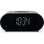 Roberts Ortus DAB Charge DAB/DAB+/FM Alarm Clock Radio with Wireless Phone Charger, Black