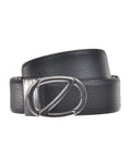 Ceinture Zegna Ceinture RÉVERSIBLE Cuir ITALIE Homme Noir BKIBM2994G NVT Tg. 115