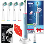 Oral-B Pro 3 3770 Blue hammasharja + 4 Precision-vaihdetta.