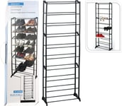 10 Tier Shoe Rack Space Saving Storage Hold 20 Pairs Footwear Organiser Shelving