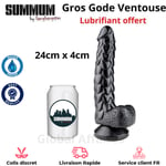 SEXTOY Gros Gode avec Ventouse 24CM Geant Réaliste Enorme XXL Non Vibrant Fist