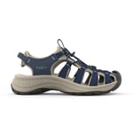 Keen Women's Astoria West Sandal Naval Academy-Reef Waters, 37.5