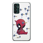 ERT GROUP Coque de téléphone Portable pour Samsung M13 4G Original et sous Licence Officielle Marvel Motif Deadpool 005 Parfaitement adapté à la Forme du téléphone Portable, Coque en TPU